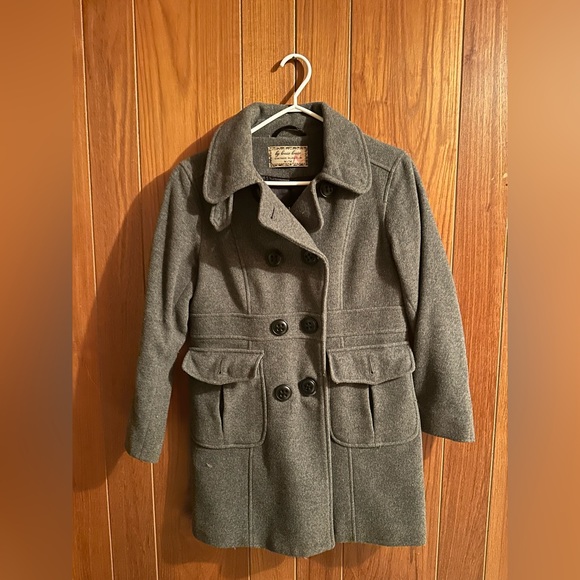 Vintage Double Breasted Pea Coat Size M - Picture 2 of 5